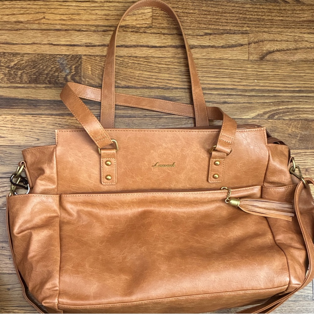 Tan Leather Women Bag 💼